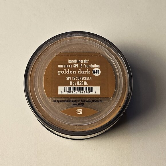 Bare Minerals Original Foundation SPF 15 Golden Dark - 8g / 0.28 Oz Sealed - Picture 1 of 2